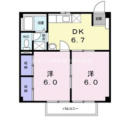 ニューシティこじま２１の物件間取画像